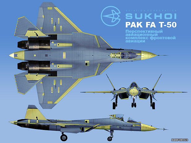 PAK-FA - đối thủ của siêu tiêm kích F-22 Raptor