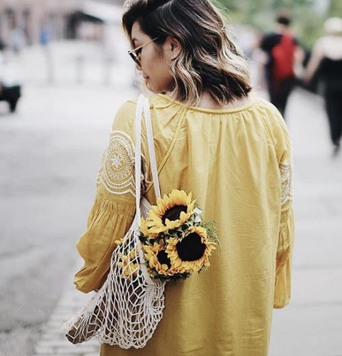 Túi lưới đựng đồ đi chợ trở thành trào lưu hot