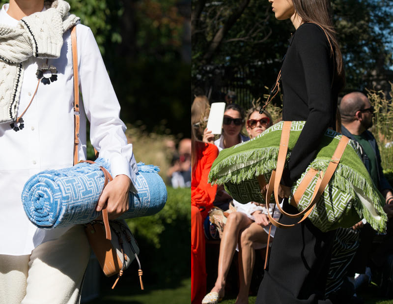 Túi xách tua rua “càn quét” sàn diễn New York Xuân 2018