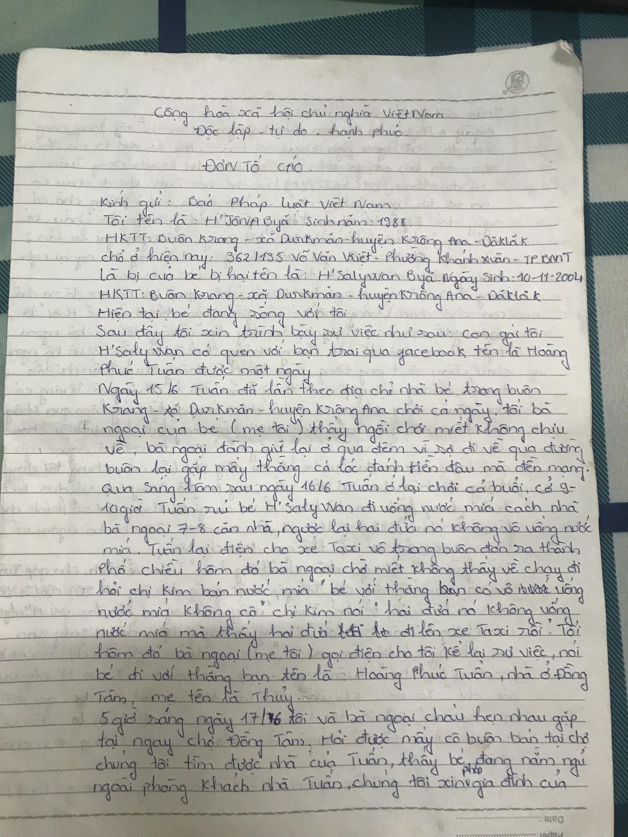 Trốn nhà đi chơi, bé gái bị bạn trai nhốt trong phòng, ép 'quan hệ' nhiều lần