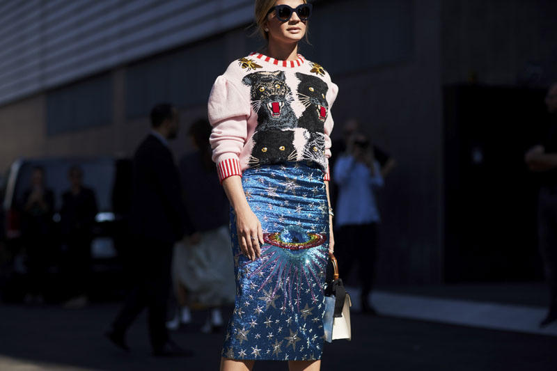 Gucci tràn ngập street style ở Milan Fashion Week Xuân – Hè 2018