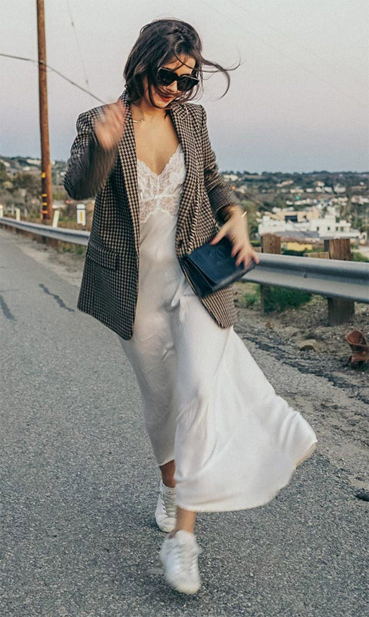 9 cách phối blazer kẻ ô đang khuynh đảo giới mộ điệu thời trang New York