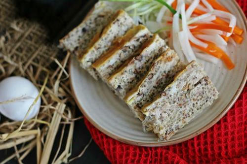 Kết quả hình ảnh cho món chả trứng nướng