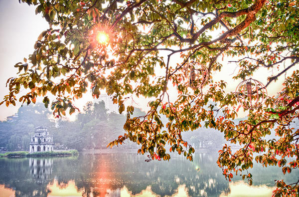 Kết quả hình ảnh cho Hồ gươm ngày thu