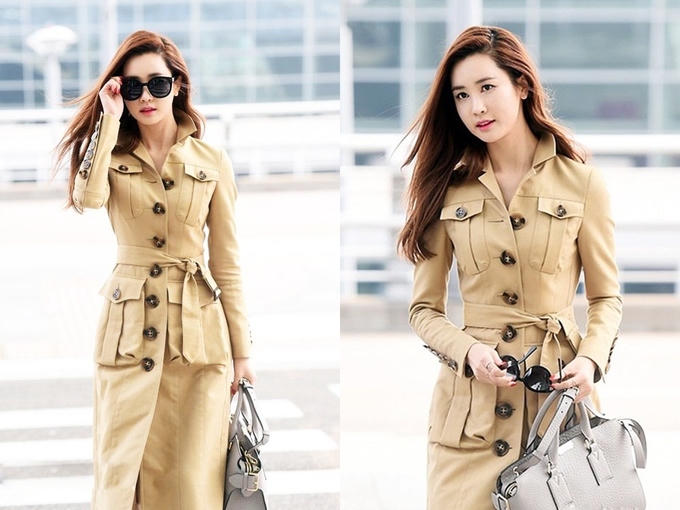Thời trang sân bay của 'Nữ hoàng dao kéo' Lee Da Hae