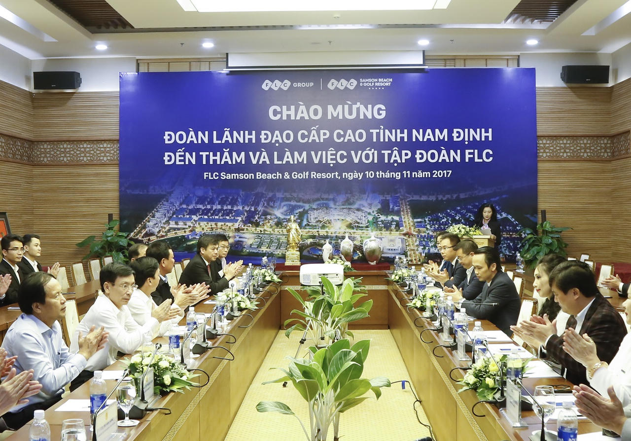 Bí thư tỉnh ủy Nam Định: “Chính quyền tỉnh sẽ vào cuộc tích cực để hỗ trợ FLC nghiên cứu đầu tư”