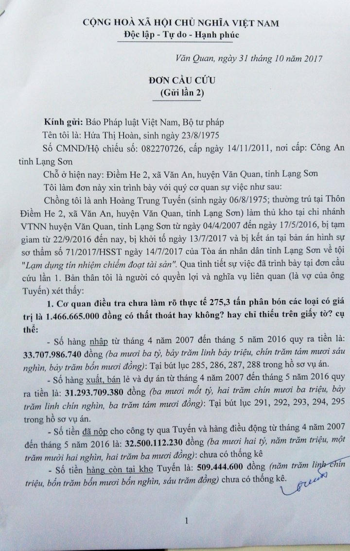 Lạng Sơn: Bất thường một vụ án "Lạm dụng tín nhiệm chiếm đoạt tài sản"