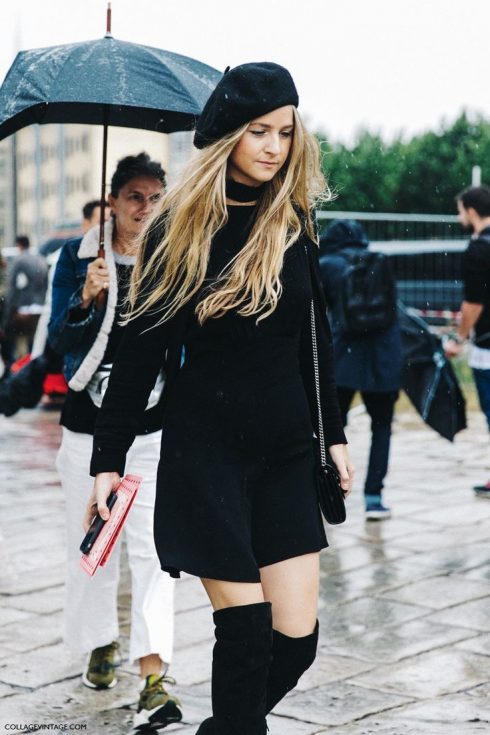 Cách phối đồ cùng mũ beret sành điệu