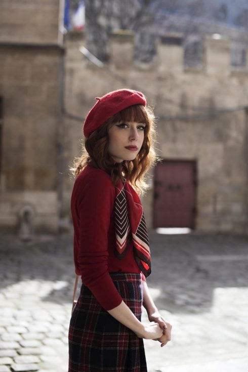 Cách phối đồ cùng mũ beret sành điệu