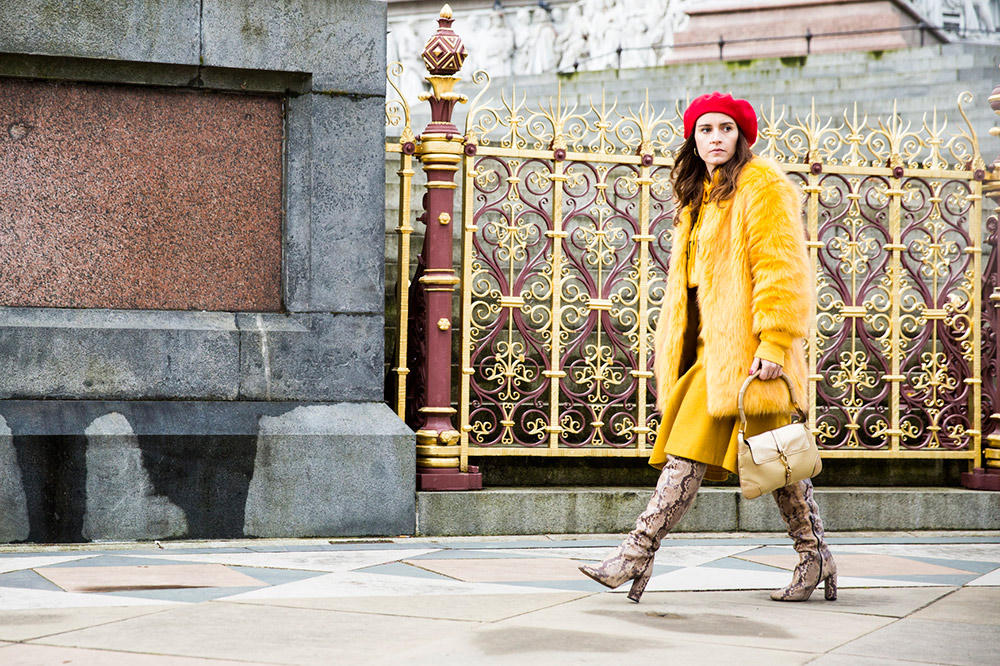 Cách phối đồ cùng mũ beret sành điệu