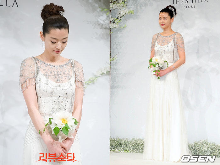 Váy cưới của sao nữ châu Á được may bởi những thương hiệu nào?