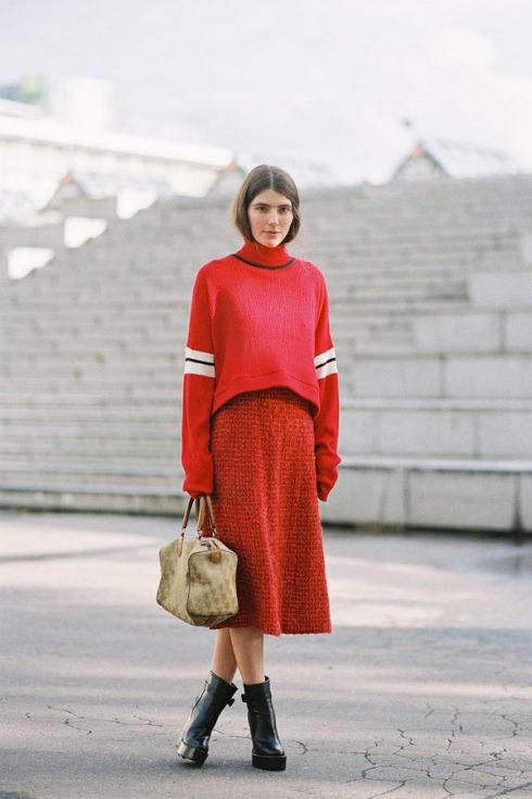 Trở thành tâm điểm cùng phong cách all-red