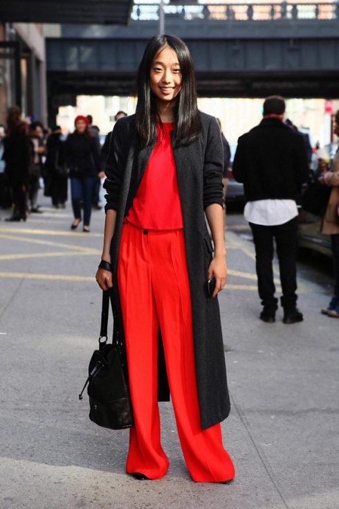 Trở thành tâm điểm cùng phong cách all-red