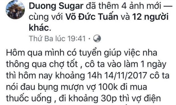 Tp Hồ Chí Minh: Cảnh báo lừa đảo cung cấp dịch vụ giúp việc