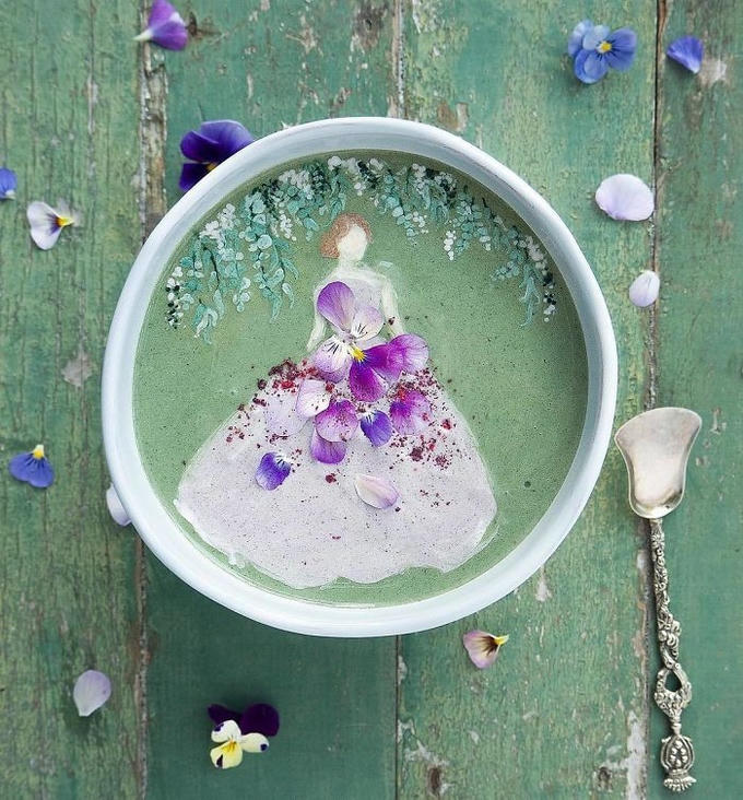 Ý tưởng trang trí ly sinh tố \'đẹp tới nỗi không nỡ uống\'