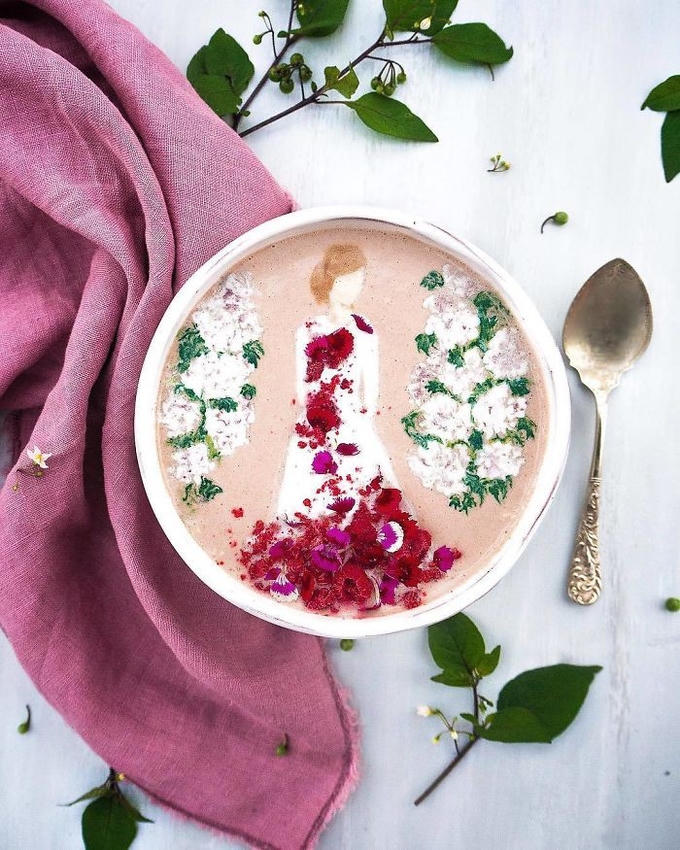 Ý tưởng trang trí ly sinh tố \'đẹp tới nỗi không nỡ uống\'