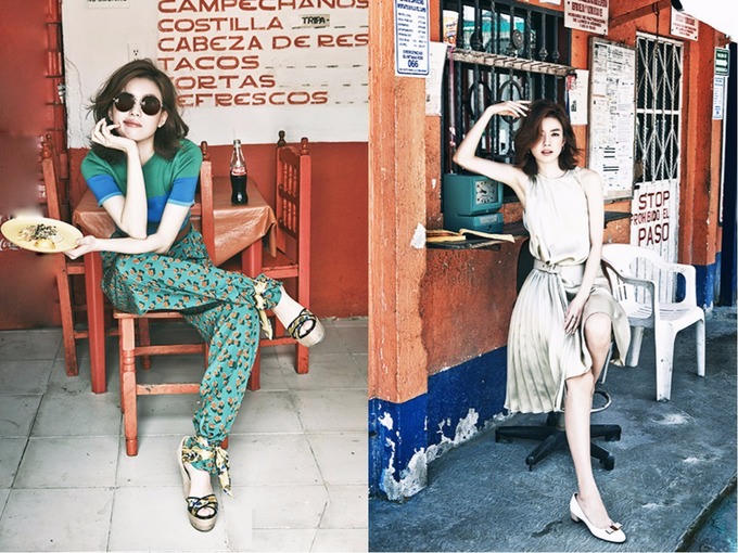 Gu thời trang biến hóa của 'Mỹ nhân cười đẹp nhất Hàn Quốc'