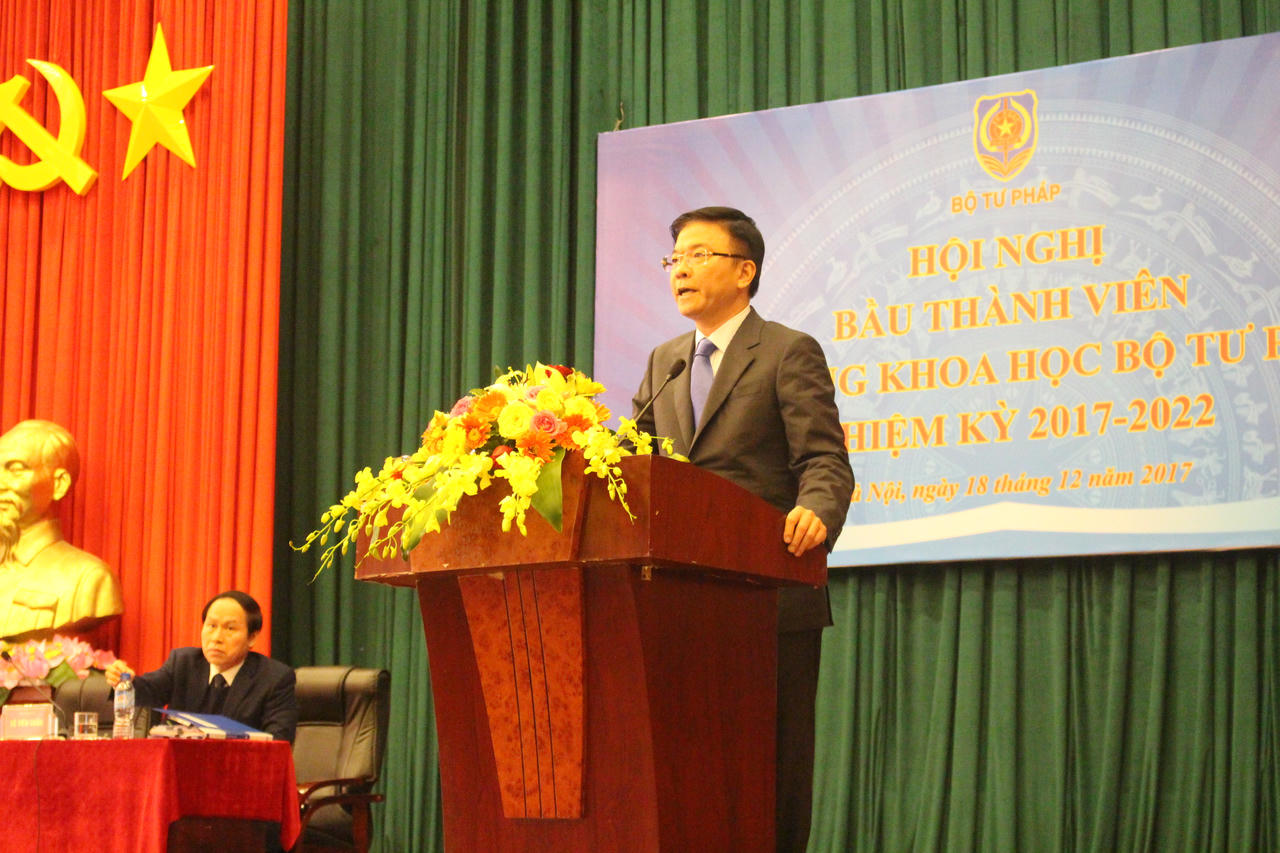 17 nhà khoa học được bầu vào Hội đồng Khoa học Bộ Tư pháp nhiệm kỳ 2017 - 2022