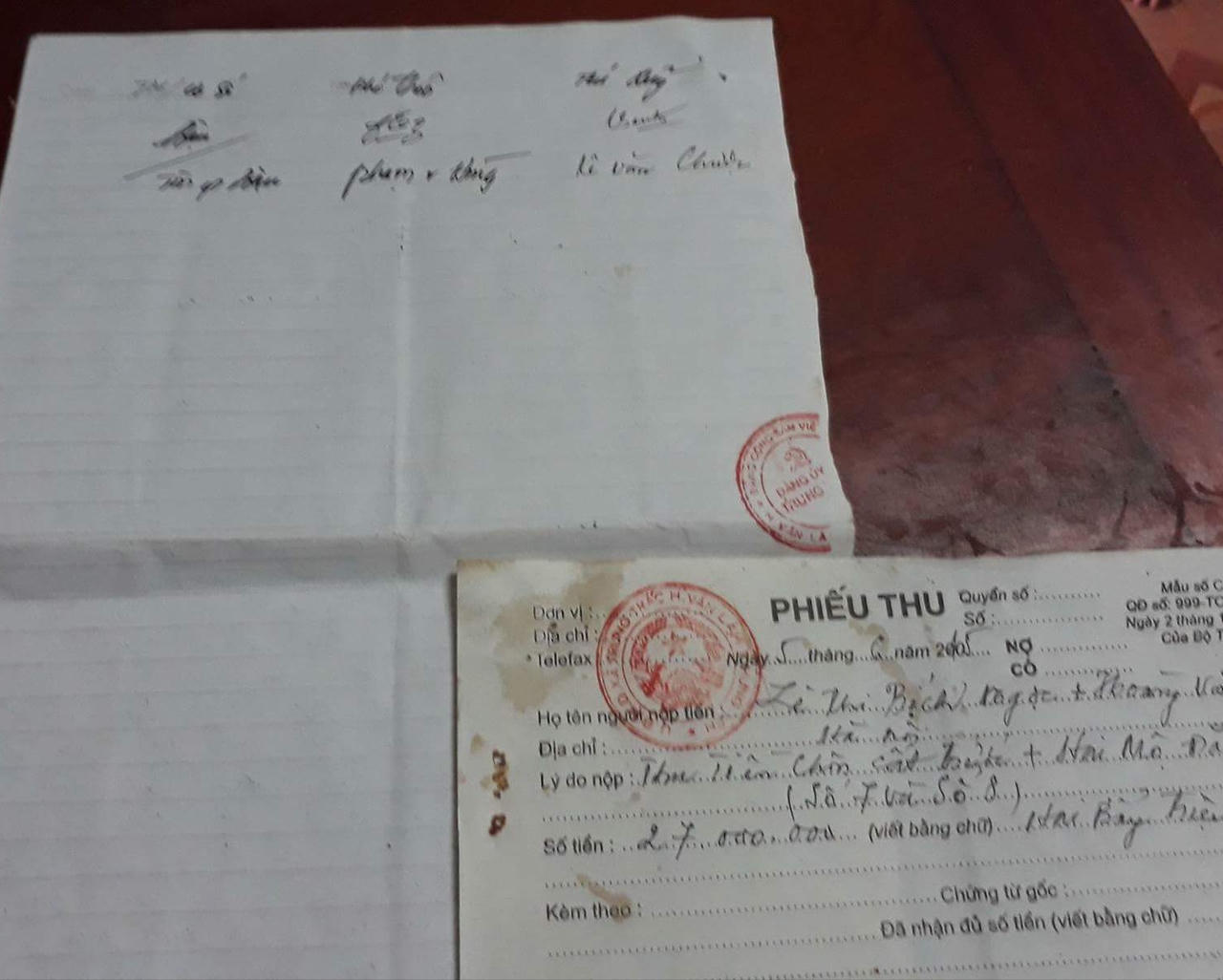 Văn Lâm, Hưng Yên: Trưởng thôn “ngang nhiên” dùng giấy có dấu Đảng ủy thu tiền “chôn cất”