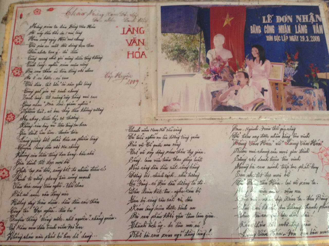 Người đàn ông tật nguyền và cuộc tình 400 cánh thư 