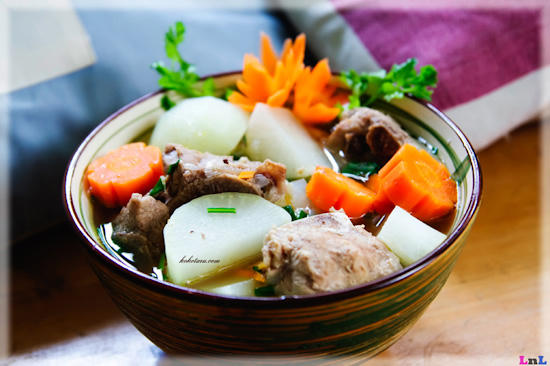 Kết quả hình ảnh cho canh xương hầm