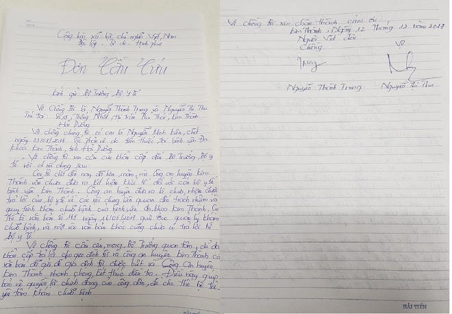 Cháu bé 1 tuổi tử vong ở Kim Thành (Hải Dương): Bộ Y Tế vẫn không trả lời