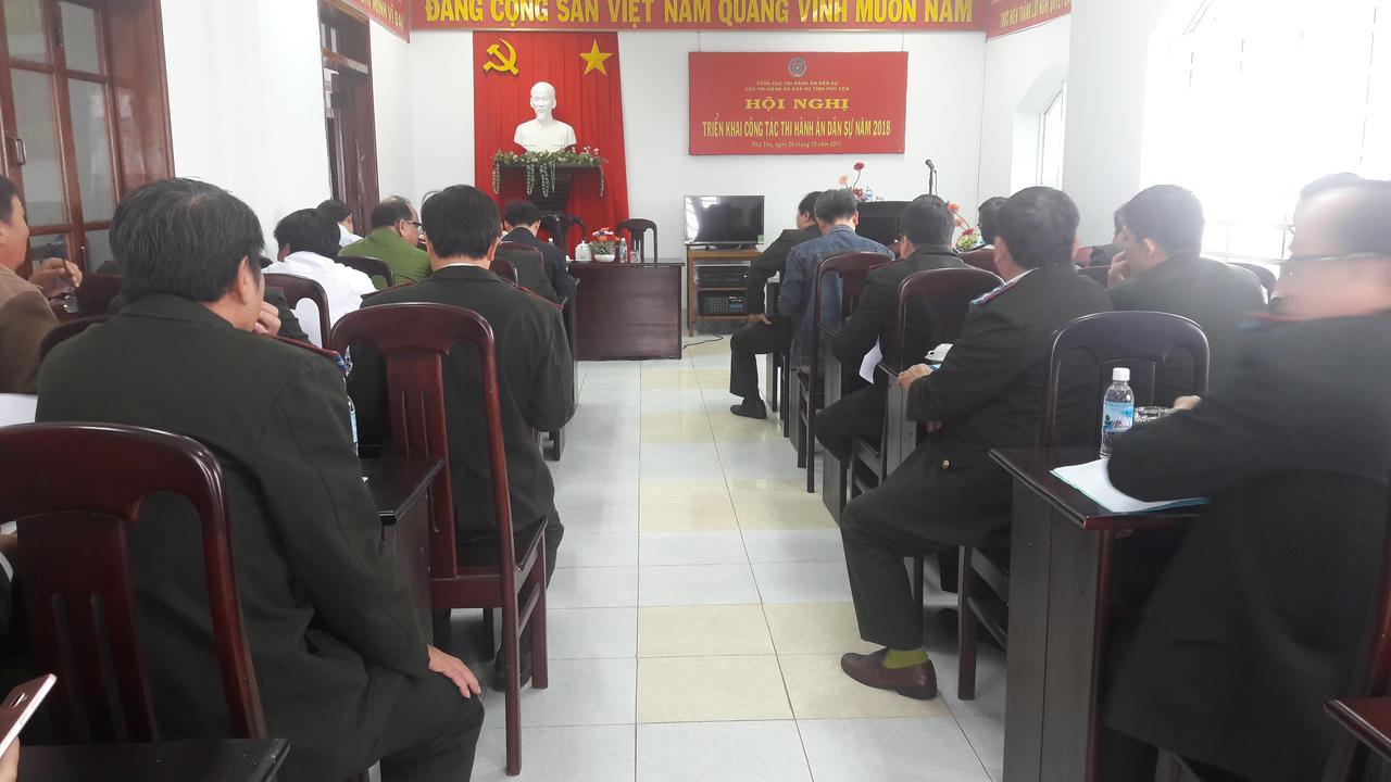 Phú Yên triển khai công tác thi hành án dân sự năm 2018