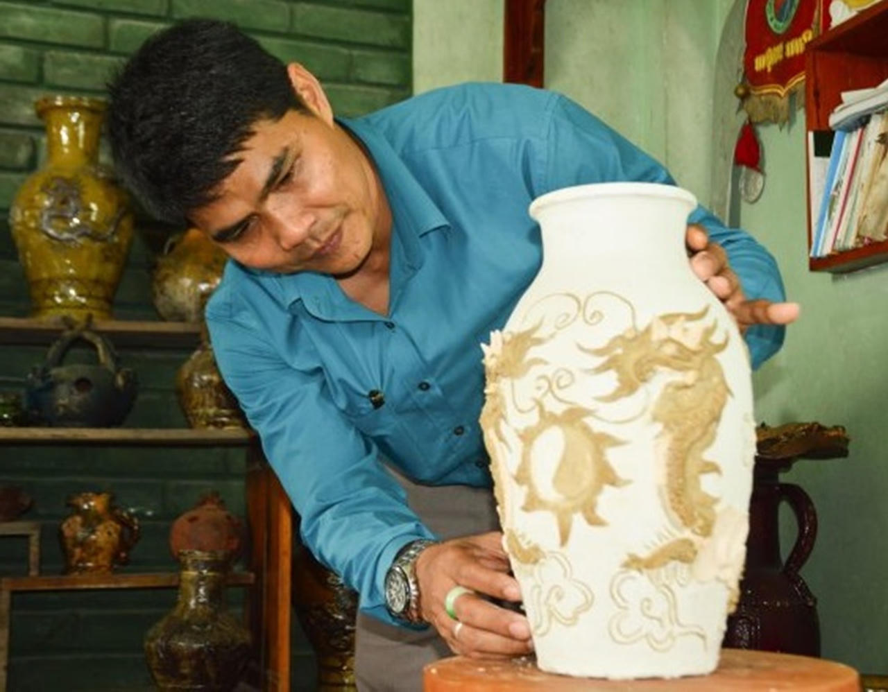 Những truyền nhân giữ lửa ở lò gốm làng Mỹ Thiện