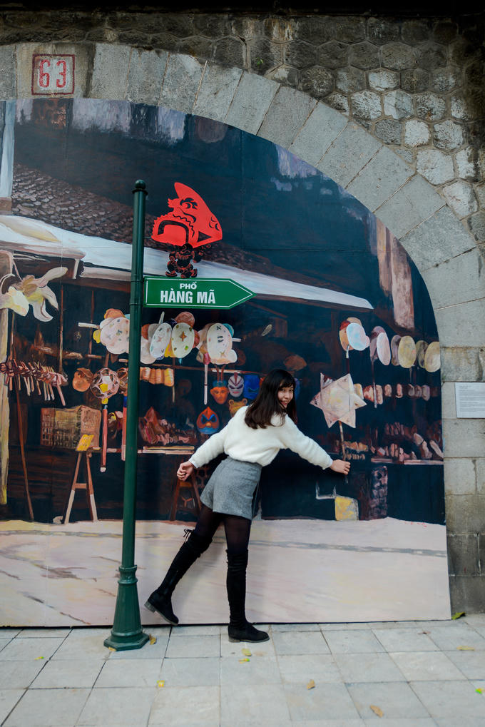 Phố bích hoạ Phùng Hưng - điểm hẹn mới cho dịp Tết ở thủ đô