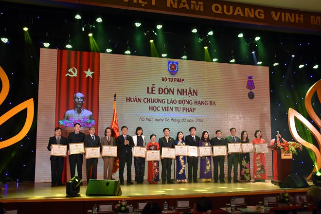 Ghi nhận thành quả 20 năm nỗ lực của Học viện Tư pháp