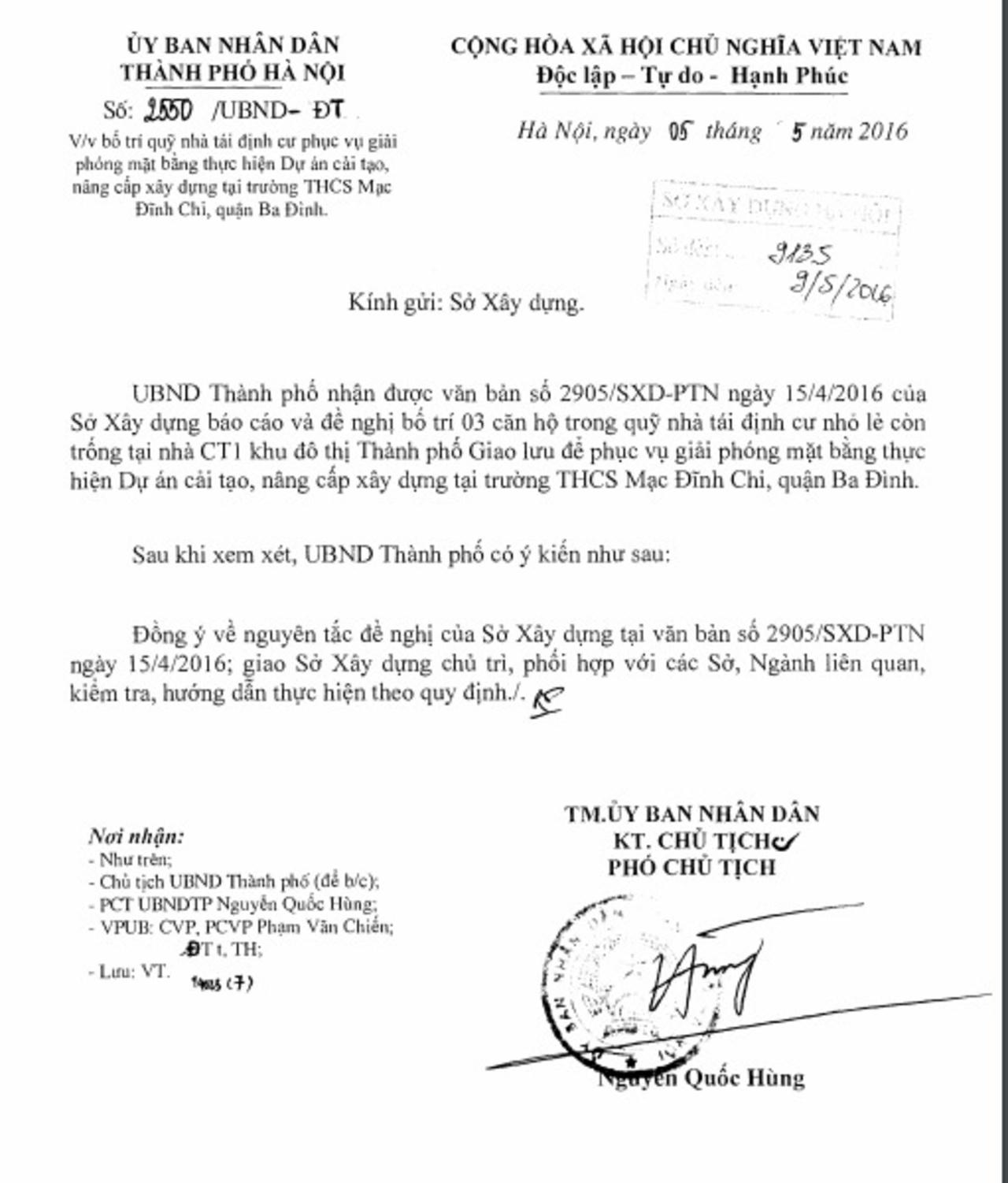 Giữa trung tâm Thủ đô, quyết định thu hồi đất nằm “treo” đã 12 năm