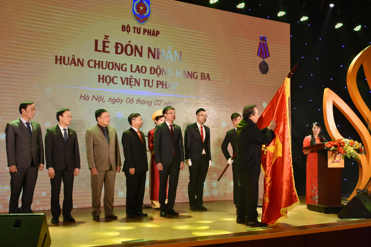 Ghi nhận thành quả 20 năm nỗ lực của Học viện Tư pháp