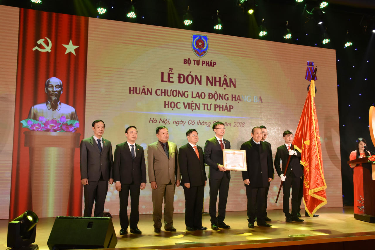 Ghi nhận thành quả 20 năm nỗ lực của Học viện Tư pháp