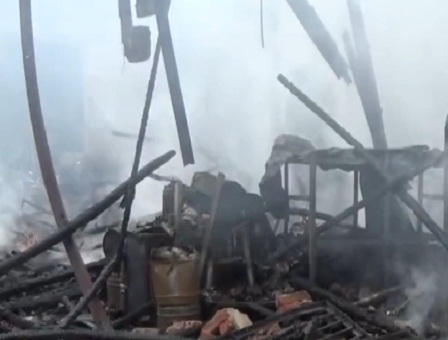 Cháy lớn tại Trung tâm Khí tượng Thủy văn Quốc gia