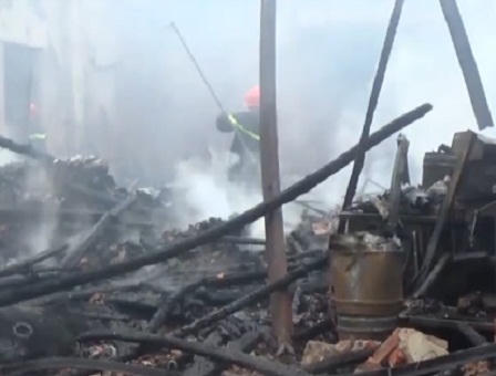 Cháy lớn tại Trung tâm Khí tượng Thủy văn Quốc gia