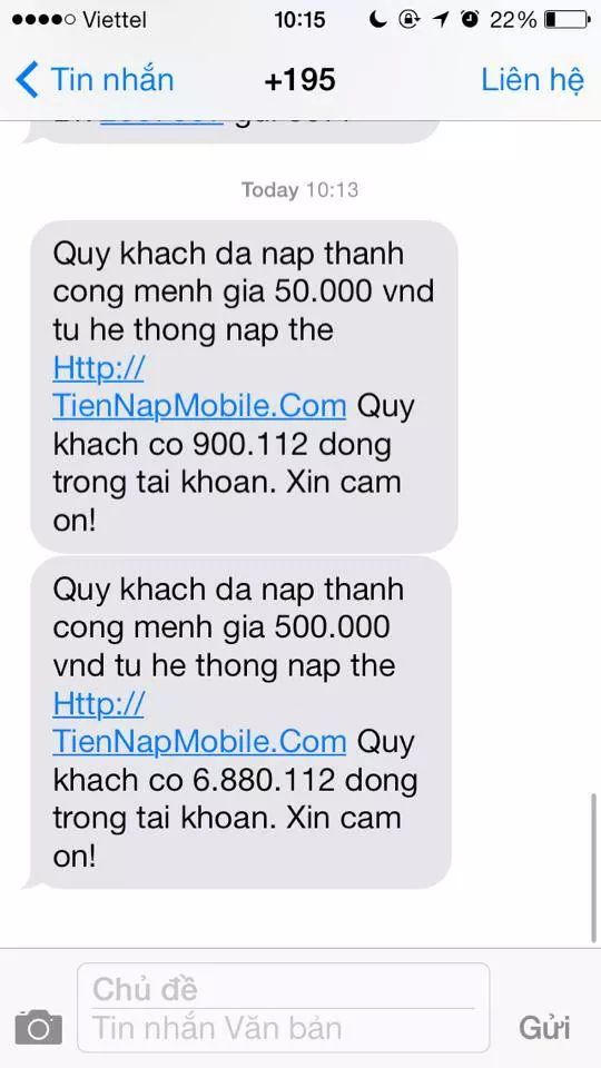 Thêm độc giả mắc “bẫy” nạp tiền qua mạng