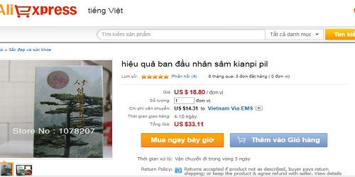 “Nhân sâm Kianpi Pil” ảnh hưởng đến sự tỉnh táo tinh thần