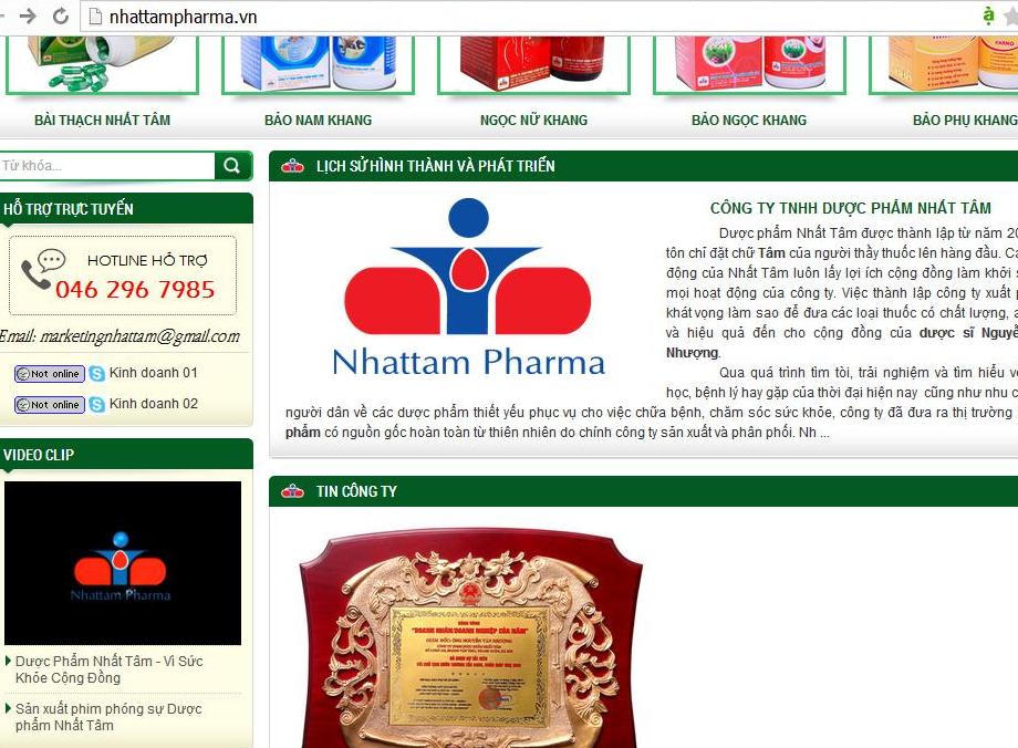 Dược phẩm Nhất Tâm vẫn quảng cáo trái phép, chống lệnh Cục ATTP?