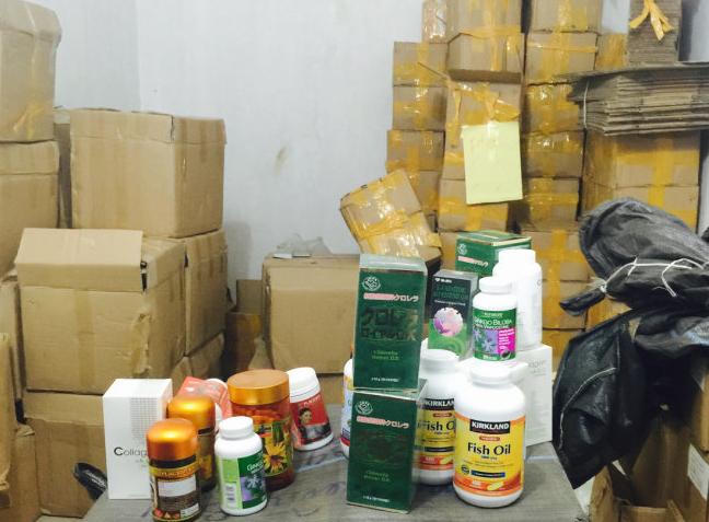 Điểm mặt 12 tấn thực phẩm chức năng giả bị phát hiện