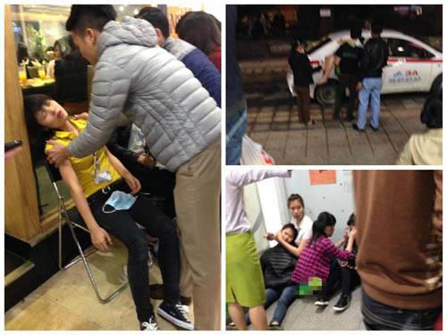 Hàng loạt người ngất xỉu ở siêu thị BigC