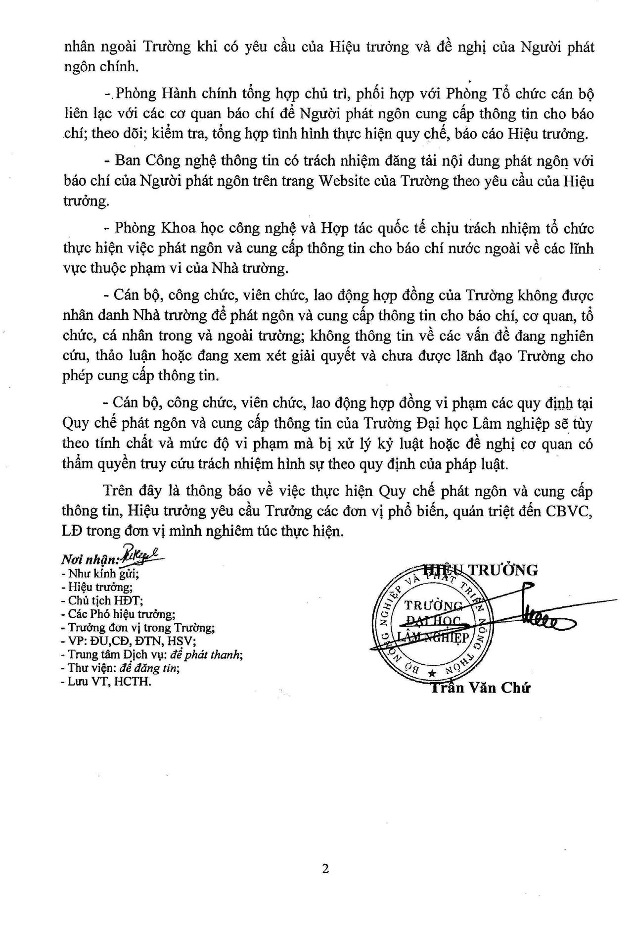 Văn bản 'xử lý' người phát ngôn về đề án cây xanh: Các bên nói gì?