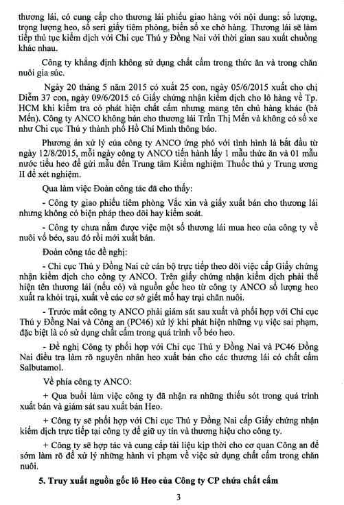 Bài 1:CP và Anco liên quan gì tới “phi vụ lợn dính chất cấm”  