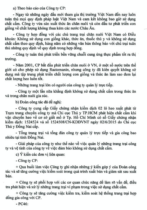 Bài 1:CP và Anco liên quan gì tới “phi vụ lợn dính chất cấm”  