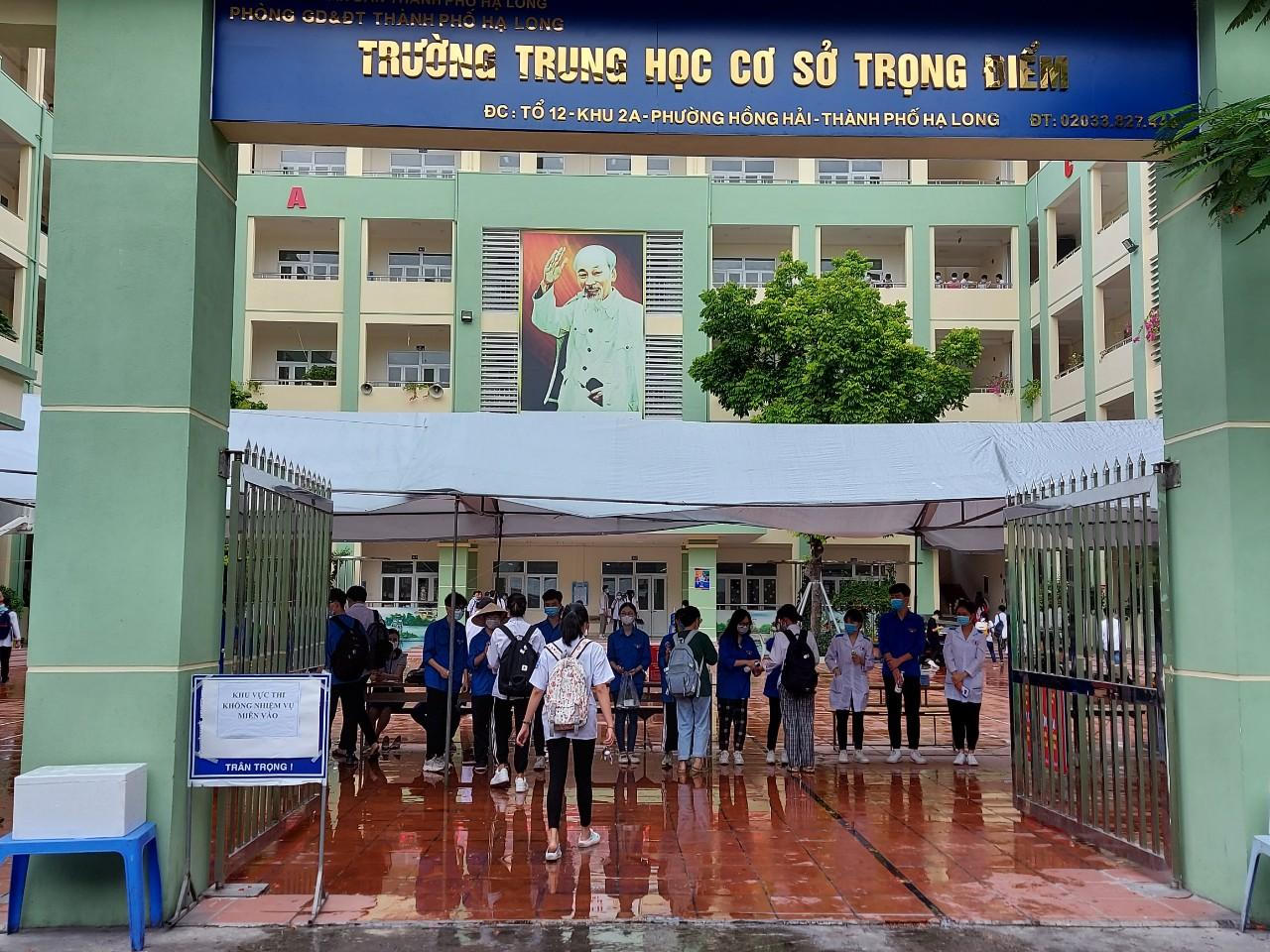 Ngày đầu tiên thi tốt nghiệp THPT ở Quảng Ninh an toàn, đúng quy chế