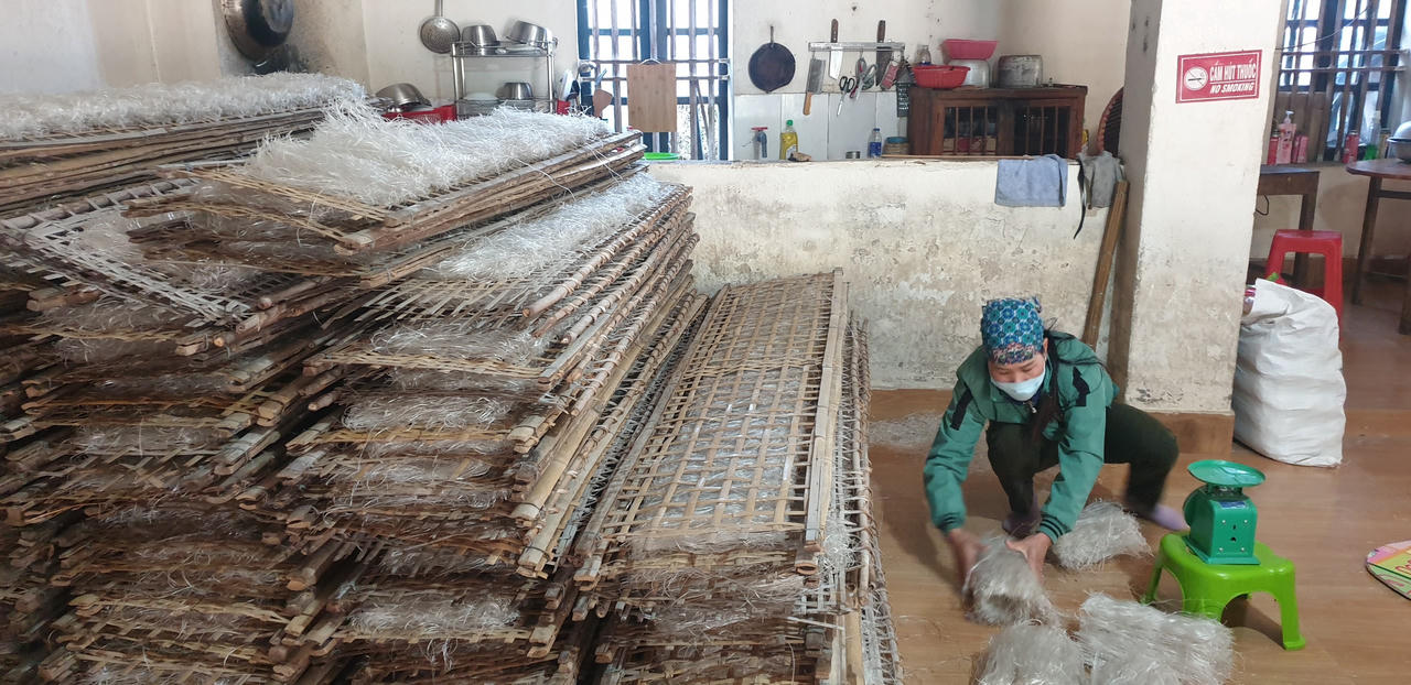  Miến dong Bình Liêu vào mùa Tết