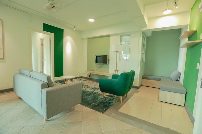 Cận cảnh bệnh viện dã chiến số 5 tại Thuận Kiều Plaza trước ngày hoạt động