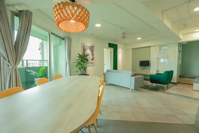 Cận cảnh bệnh viện dã chiến số 5 tại Thuận Kiều Plaza trước ngày hoạt động