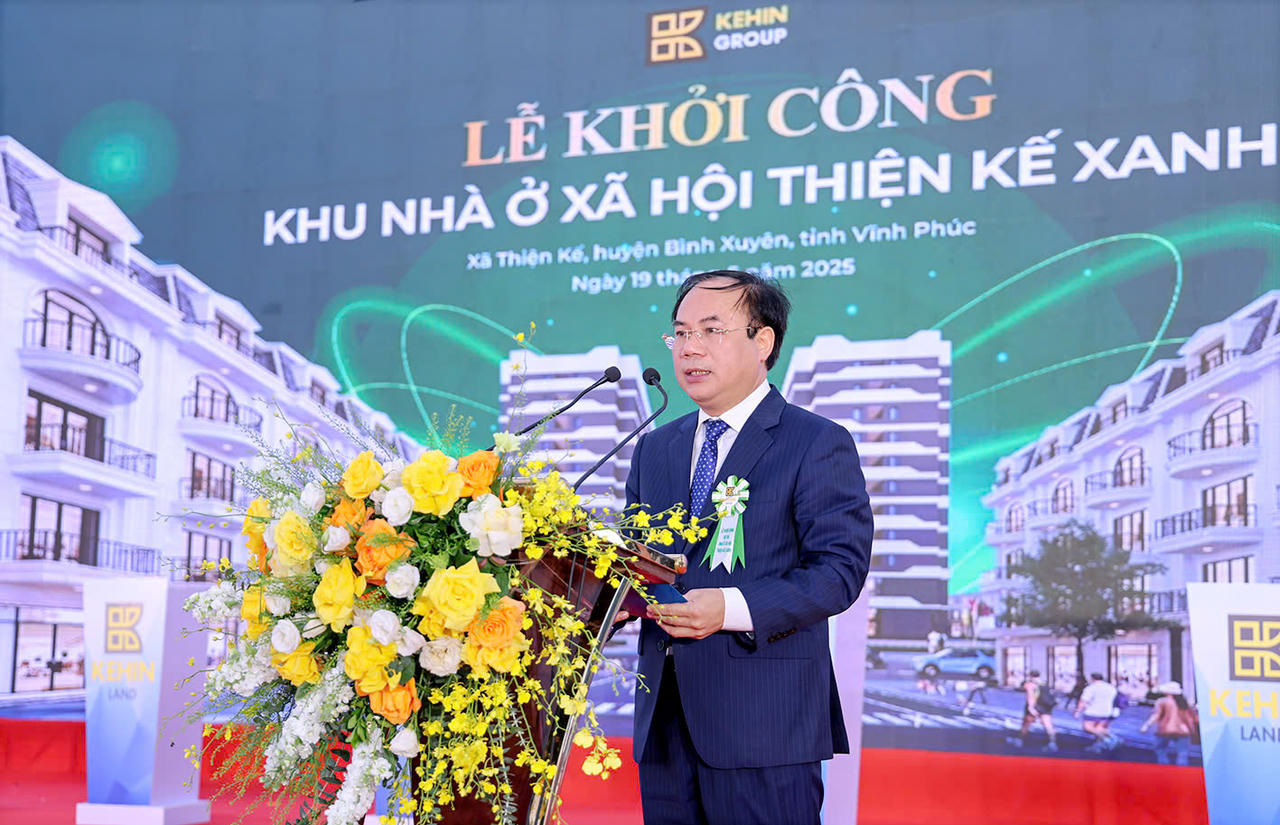 Khởi công khu nhà ở xã hội Thiện Kế Xanh tại Vĩnh Phúc