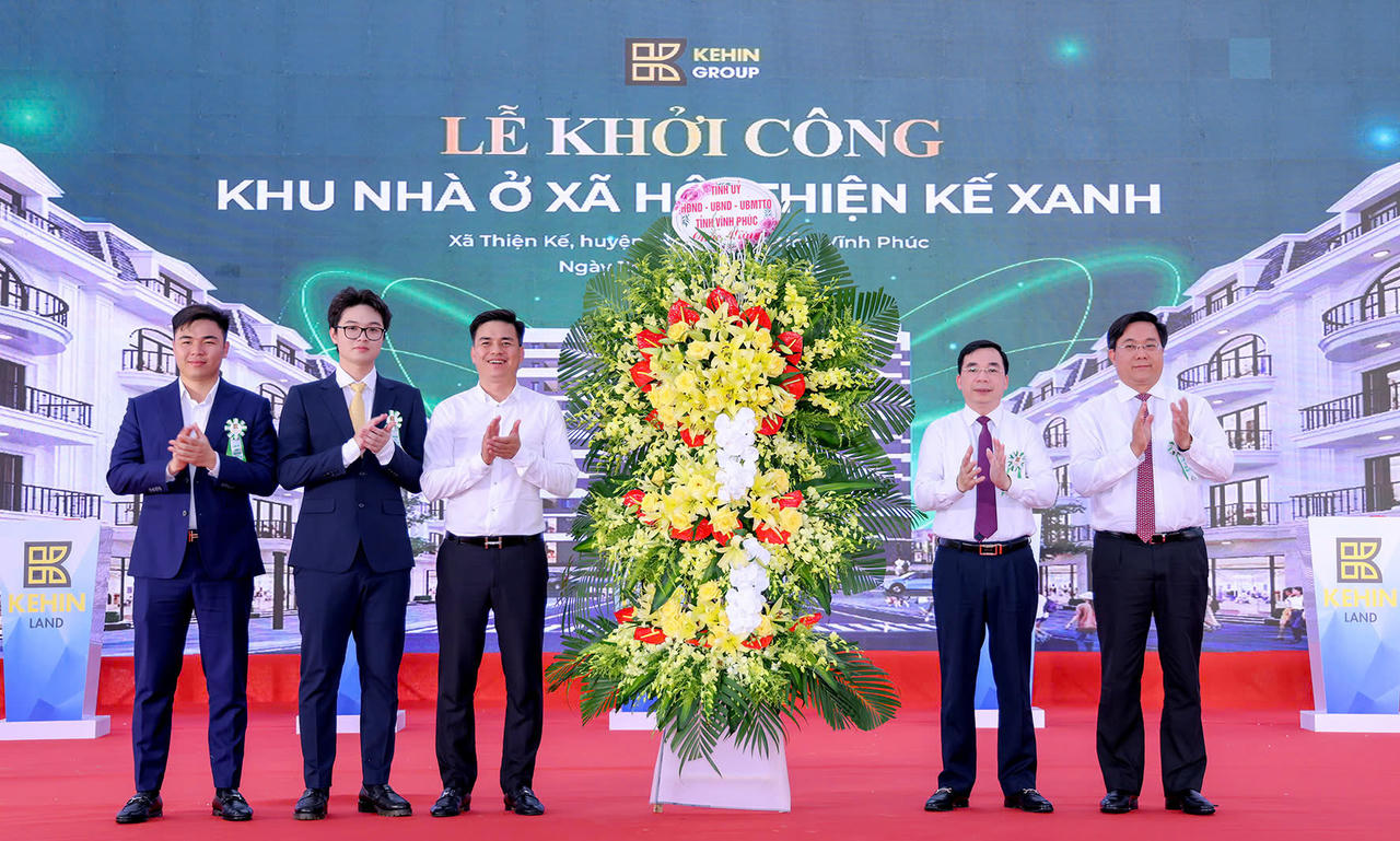 Khởi công khu nhà ở xã hội Thiện Kế Xanh tại Vĩnh Phúc