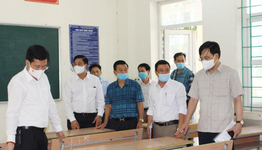 Hà Nam kiểm tra công tác chuẩn bị thi tốt nghiệp THPT năm 2021